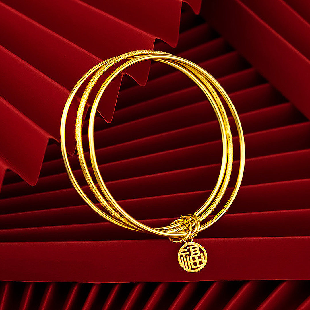 Luxe6365 - 福 Bangle 15cm to 18cm
