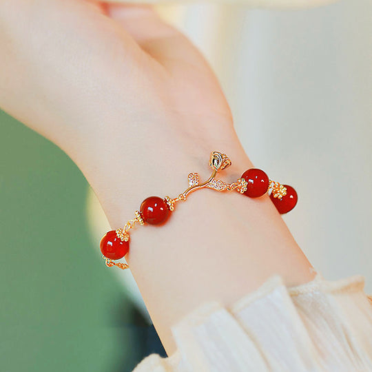 Luxe6440 - Rose Beads Bracelet 🌹