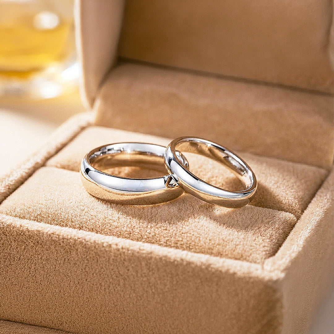 Couple Tungsten Rings