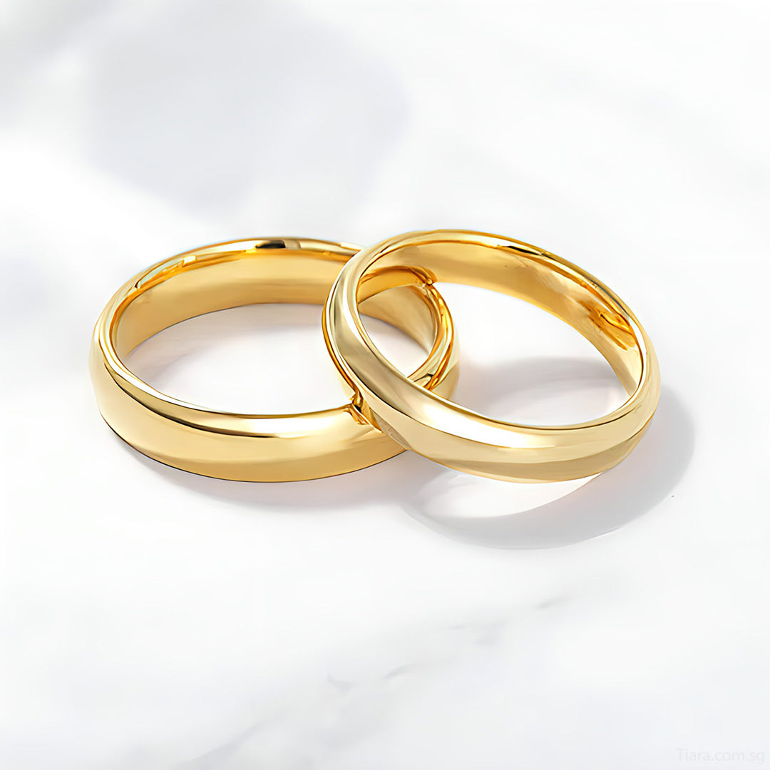 Gold Rings - Tungsten