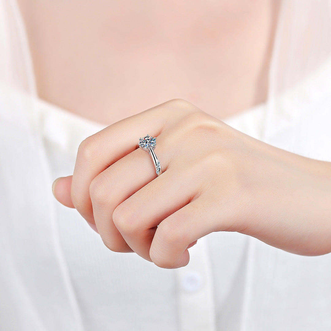 1 Carat Solitaire Adjustable Ring AR6