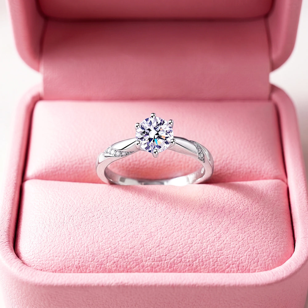 1 Carat Solitaire Adjustable Ring AR6