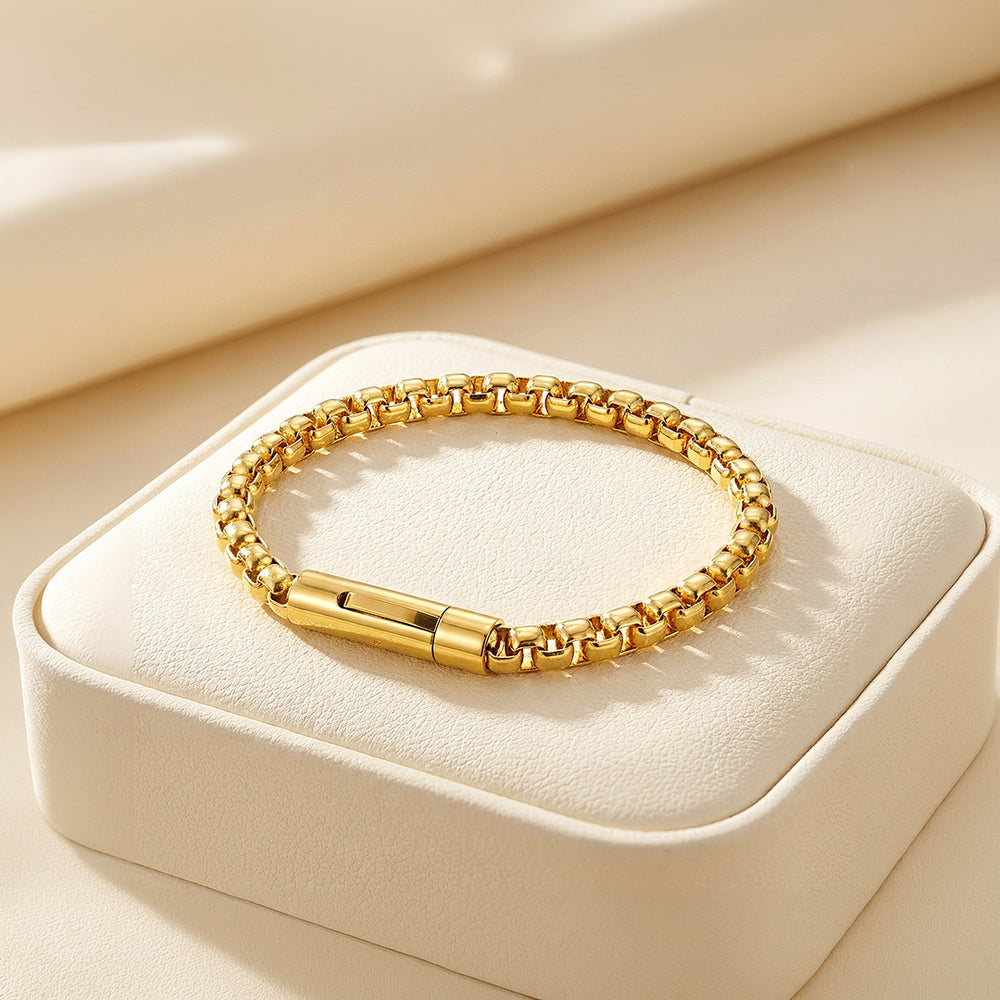 Barclay | Men's Box Chain Bracelet