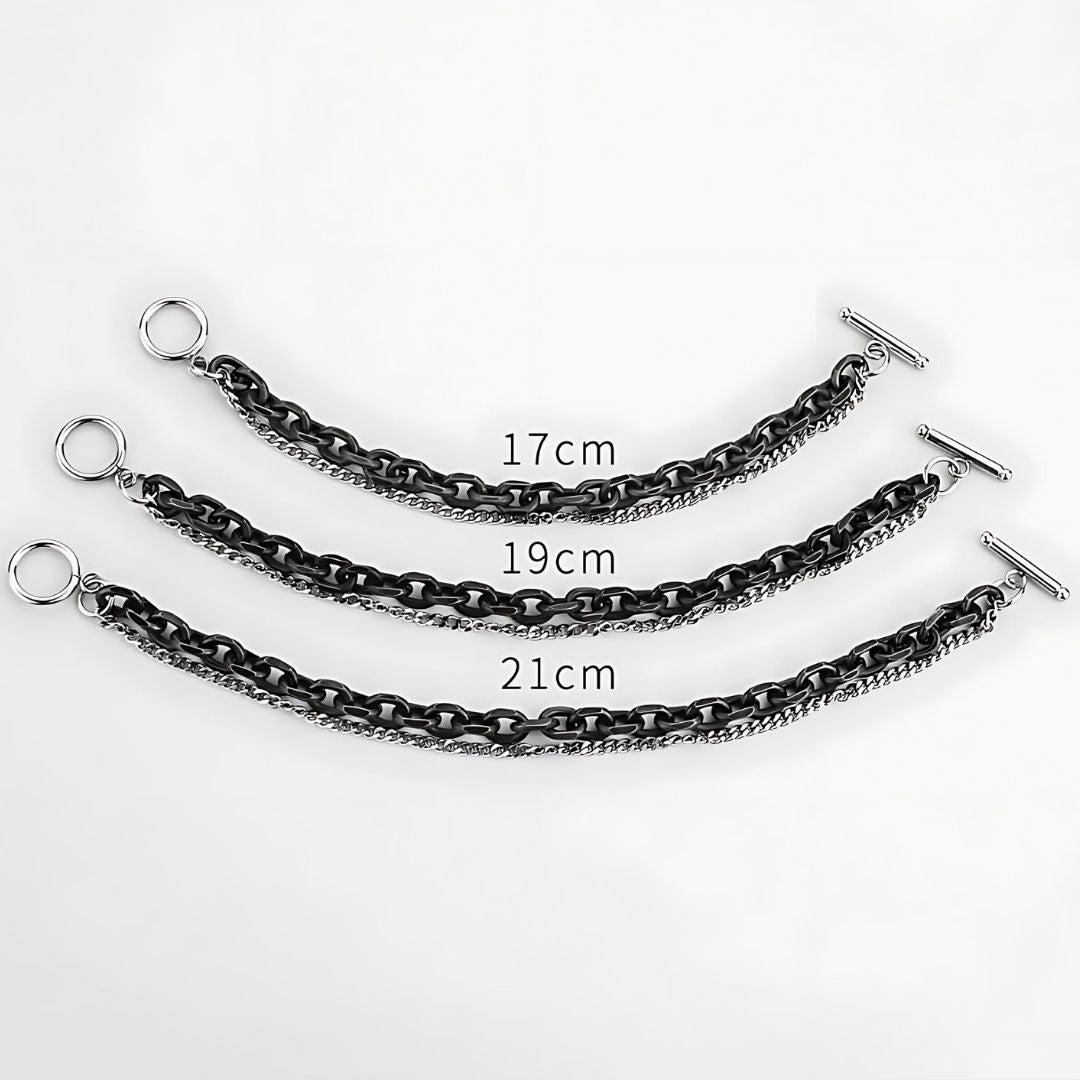 Black Ice Link Bracelets - Tiara.com.sg Singapore Jewelry & Bags