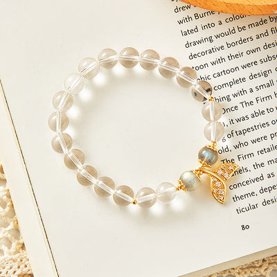 C124 - White Crystal and Grey Moonstone New Designs - Tiara.com.sg Singapore Jewelry & Bags