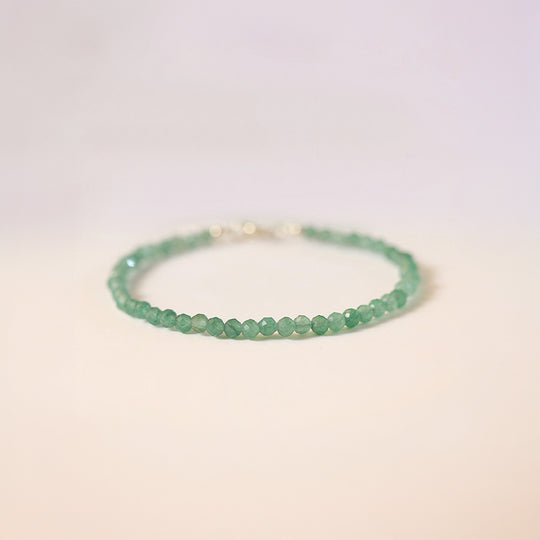 Green Aventurine Luck &amp; Prosperity Natural Crystal Bracelet | C179