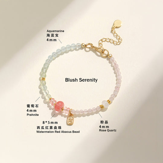 Dragon’s Blessing &amp; Red Agate Natural Crystal Bracelet | C187
