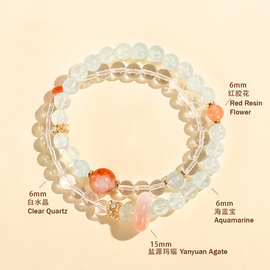 C203 - Aquamarine & Clear Quartz