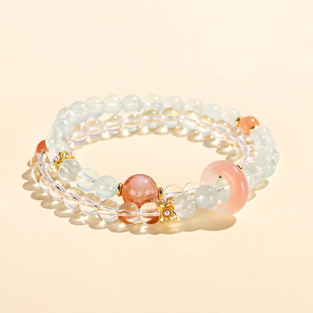 C203 - Aquamarine & Clear Quartz