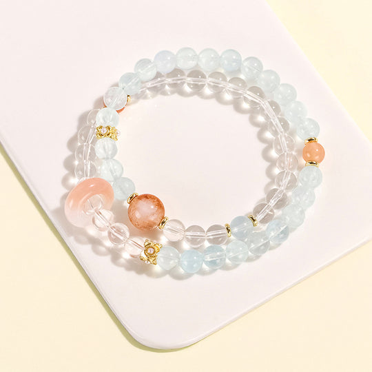 C203 - Aquamarine & Clear Quartz