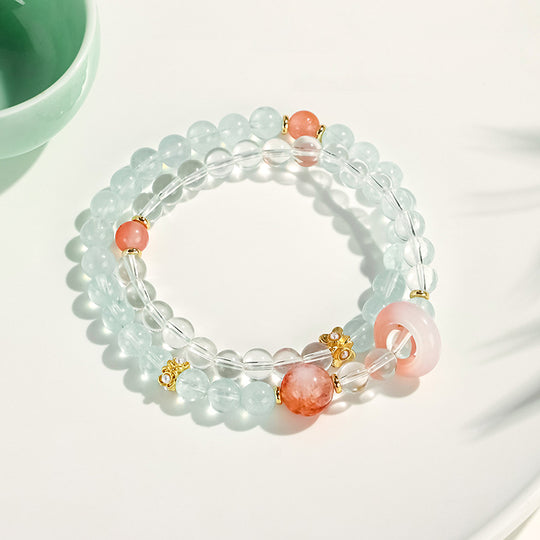 C203 - Aquamarine & Clear Quartz