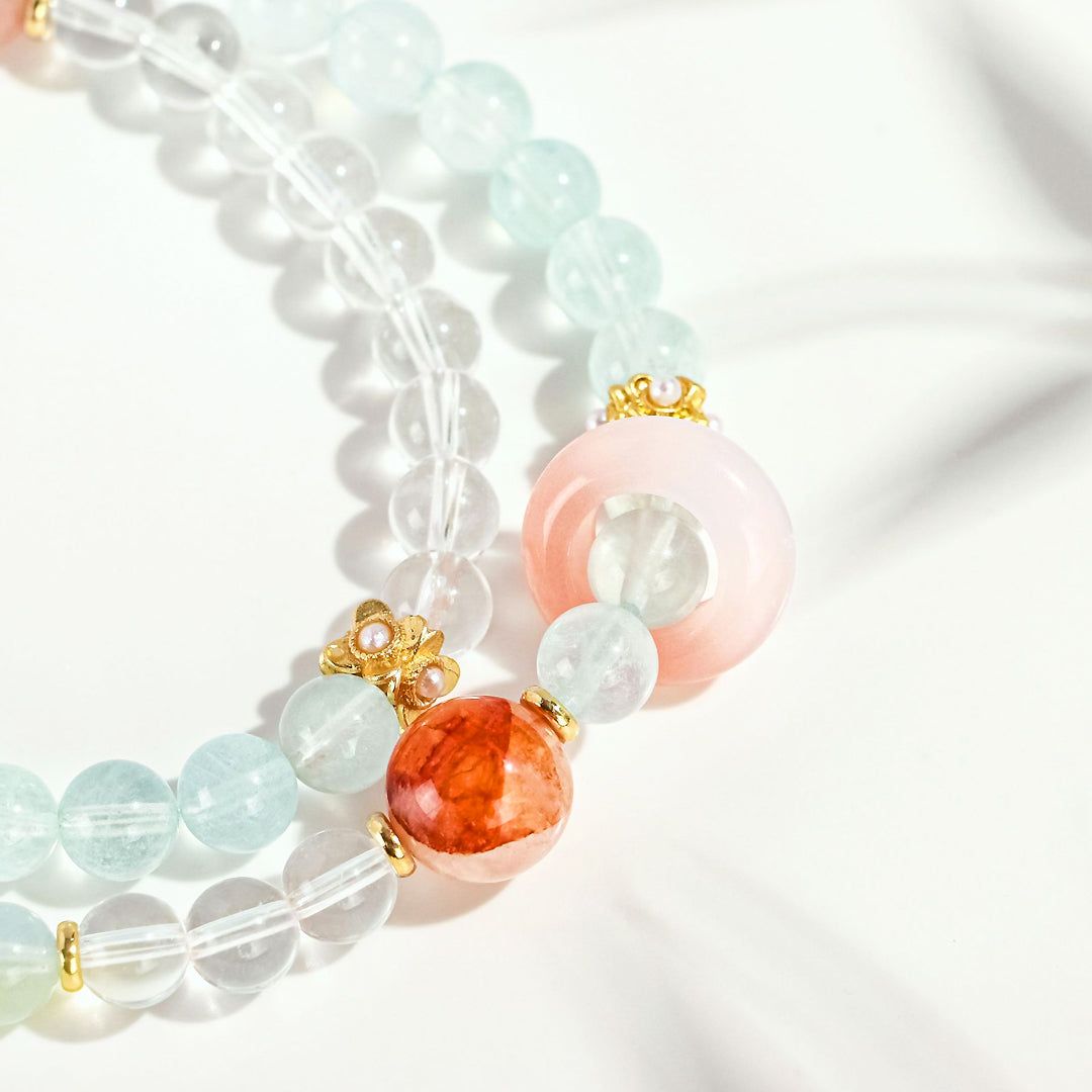 C203 - Aquamarine & Clear Quartz
