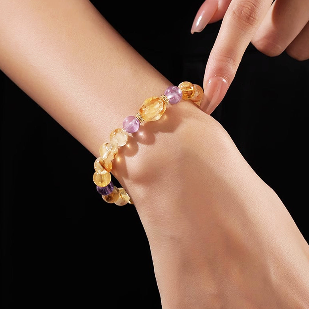 C213 - Citrine & Amethyst