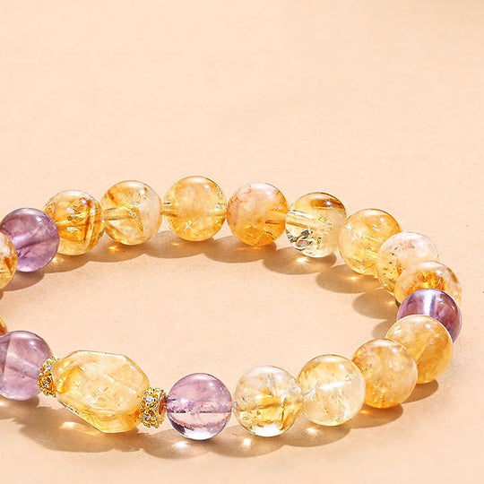 C213 - Citrine & Amethyst