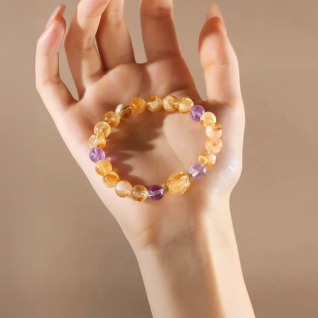 C213 - Citrine & Amethyst