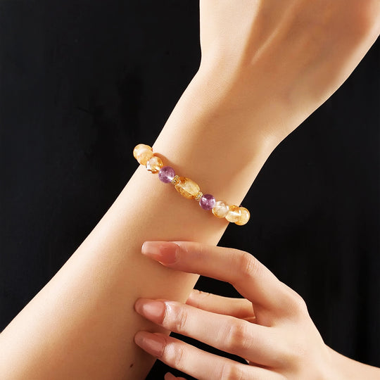 C213 - Citrine & Amethyst