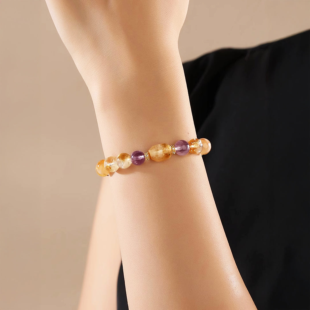 C213 - Citrine & Amethyst