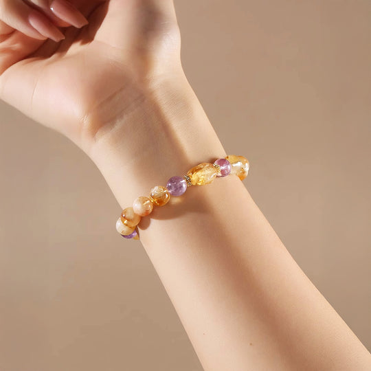 C213 - Citrine & Amethyst