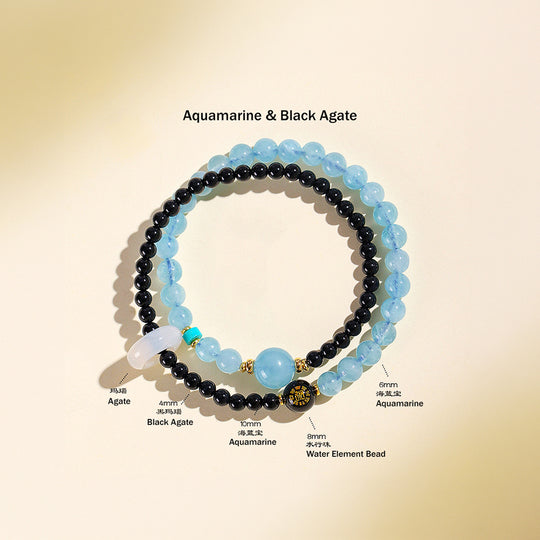 Five Elements Double-Layer Natural Crystal Bracelet | C239