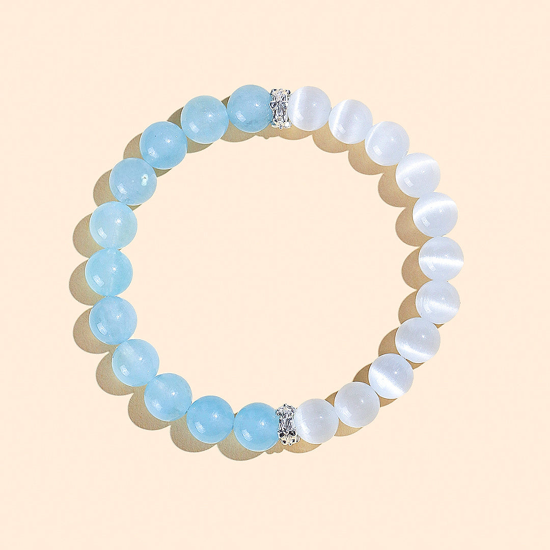 C251 — Aquamarine & Cat Eye