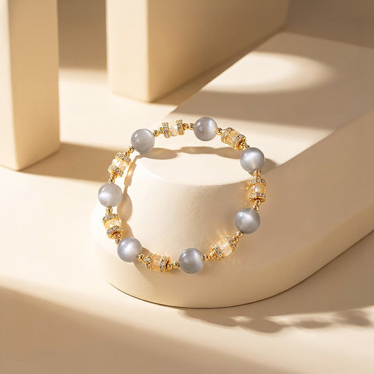 Silver Moonstone &amp; Yellow Quartz | C270