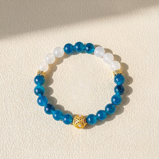 Sugar-Heart Agate &amp; White Agate | C272