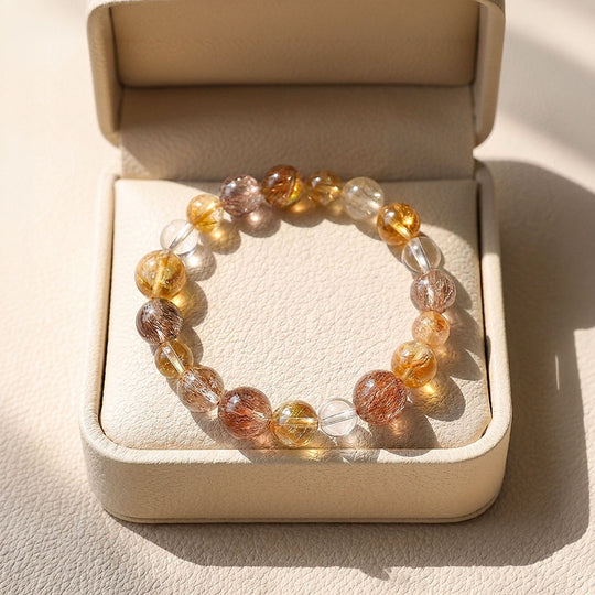 Black Gold Super Seven, Citrine &amp; Golden Rutilated Quartz | SKU: C275