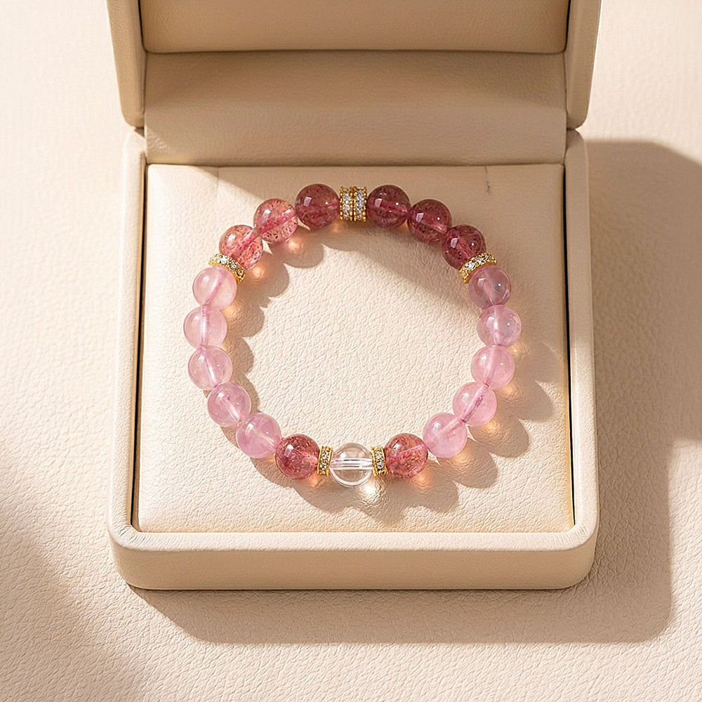 Rose Quartz & White Quartz | SKU: C277