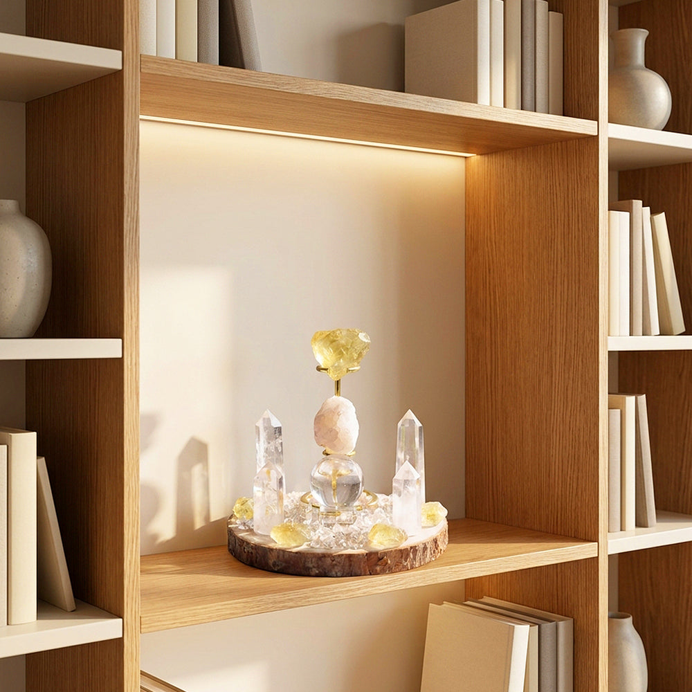 Citrine & Clear Quartz Crystal Array | CE8001