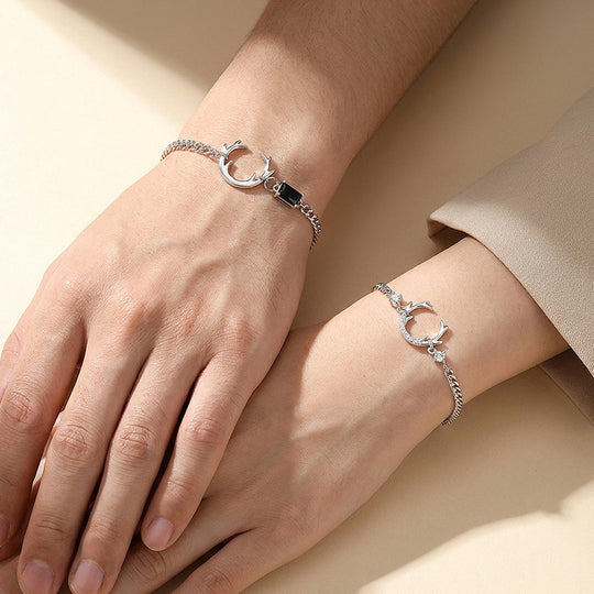 Divine Duet | Couple Bracelets