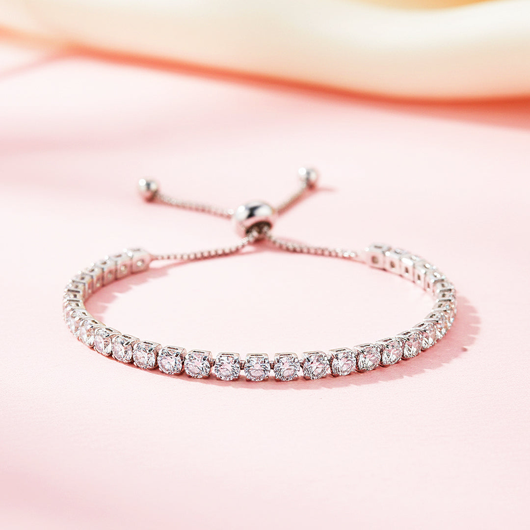 Blush Tennis Bracelet - Bracelet | Singapore Jewellery, Wedding Rings &amp; Gifts | Same Day Delivery | Tiara.com.sg
