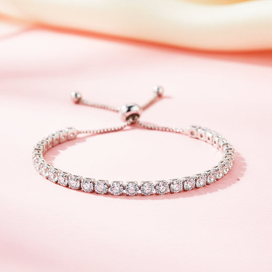 Blush Tennis Bracelet - Bracelet | Singapore Jewellery, Wedding Rings &amp; Gifts | Same Day Delivery | Tiara.com.sg