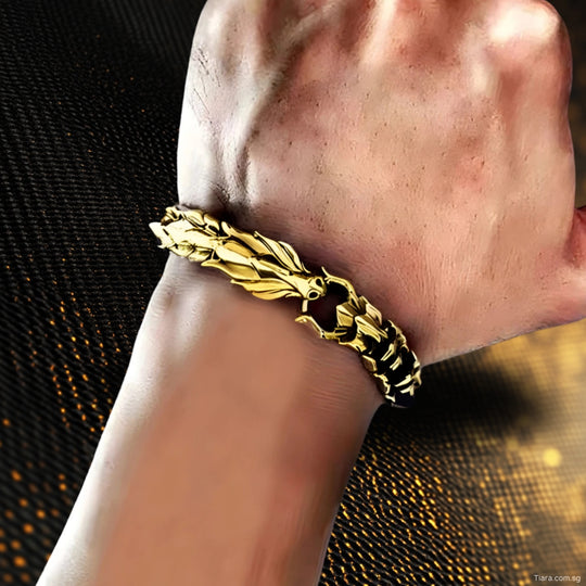 Golden Dragon Bracelet