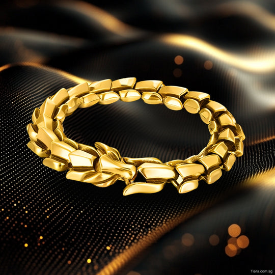 Golden Dragon Bracelet