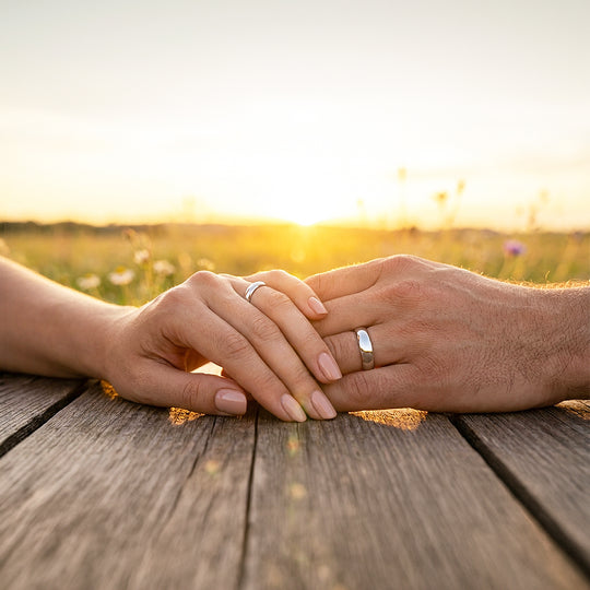 Infinite | Tungsten Couple Rings | Silver Wedding Bands - Ring | Singapore Jewellery, Wedding Rings &amp; Gifts | Same Day Delivery | Tiara.com.sg