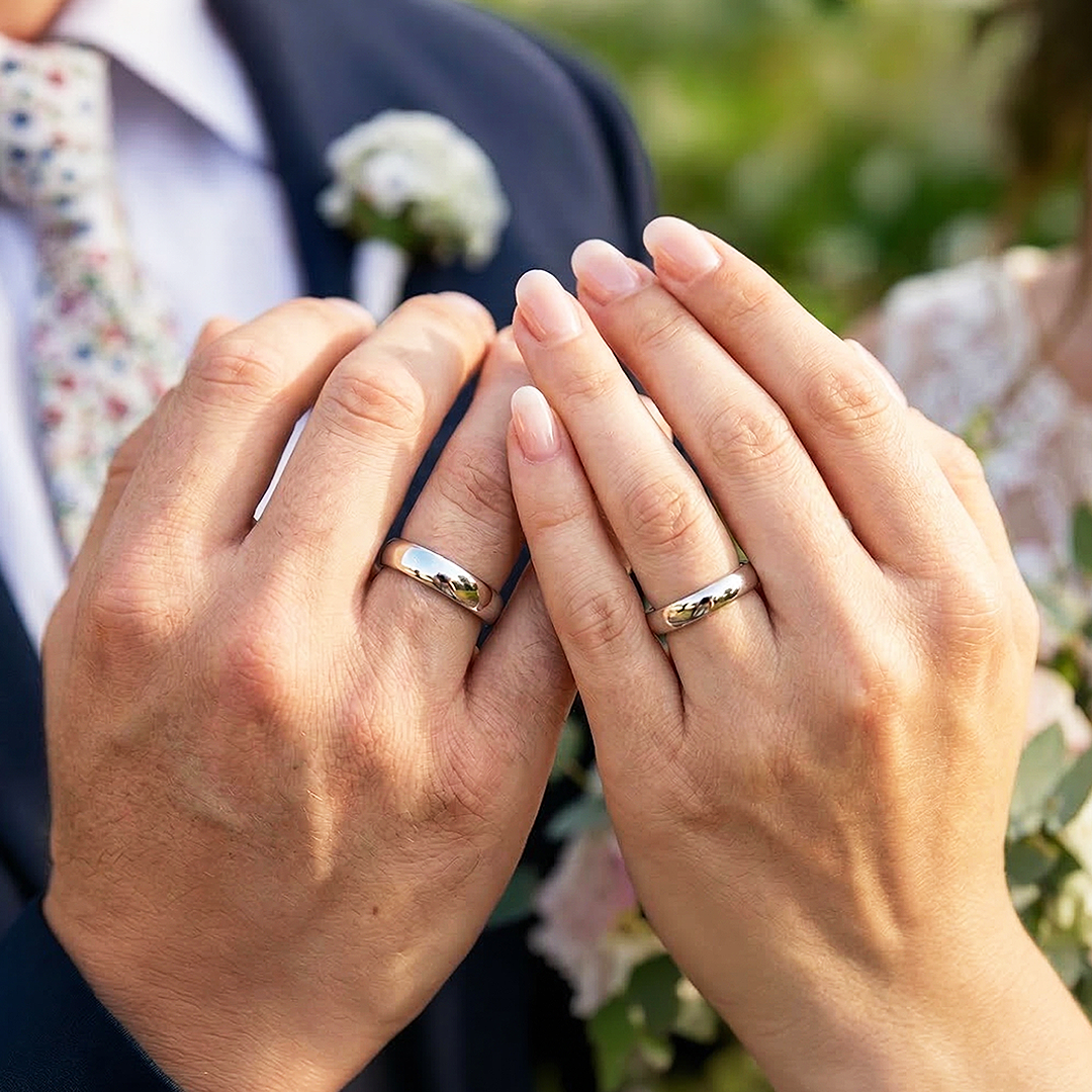 Infinite | Tungsten Couple Rings | Silver Wedding Bands - Ring | Singapore Jewellery, Wedding Rings &amp; Gifts | Same Day Delivery | Tiara.com.sg