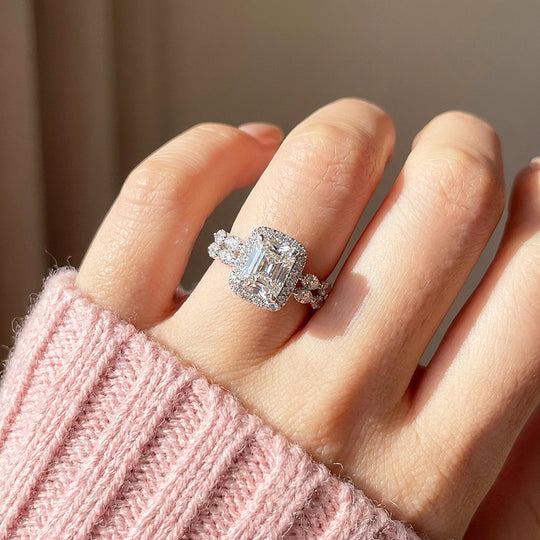 Emerald Cut Engagement Ring | Luxe1822 - Clearance Sale❗