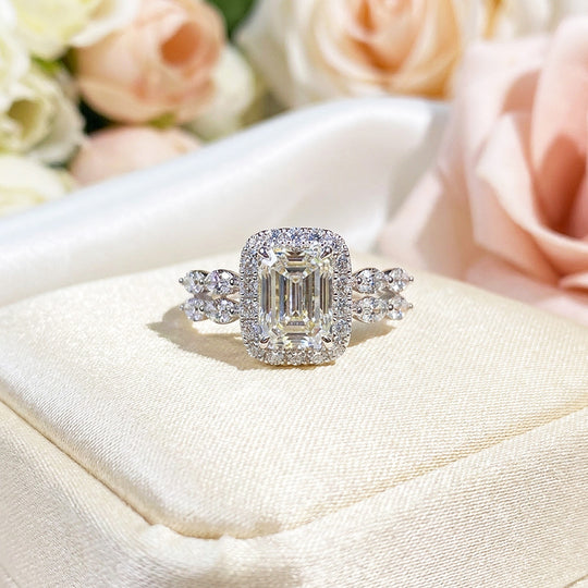 Emerald Cut Engagement Ring | Luxe1822 - Clearance Sale❗