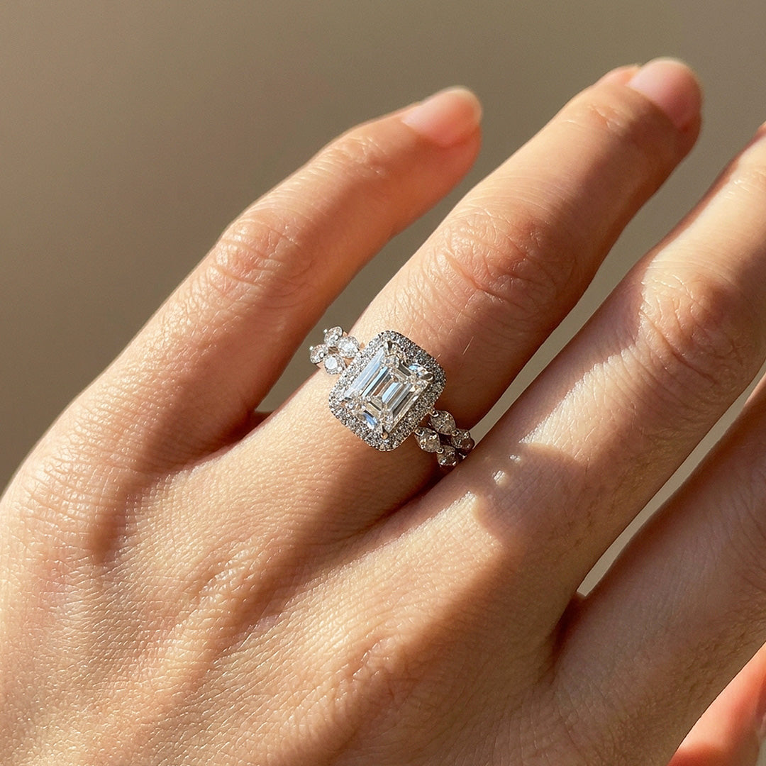Emerald Cut Engagement Ring | Luxe1822 - Clearance Sale❗