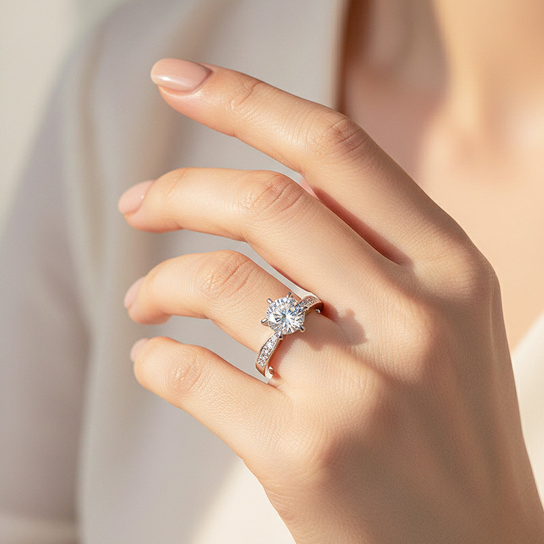 Round Brilliant Solitaire Engagement Ring | Luxe1828 - Ring | Singapore Jewellery, Wedding Rings &amp; Gifts | Same Day Delivery | Tiara.com.sg