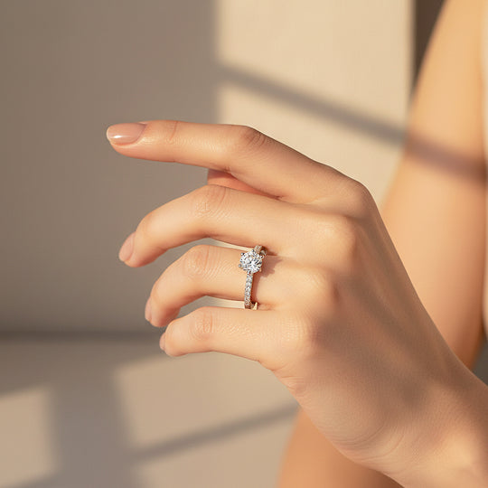 Round Solitaire Engagement Ring | Luxe1972 - | Singapore Jewellery, Wedding Rings &amp; Gifts | Same Day Delivery | Tiara.com.sg