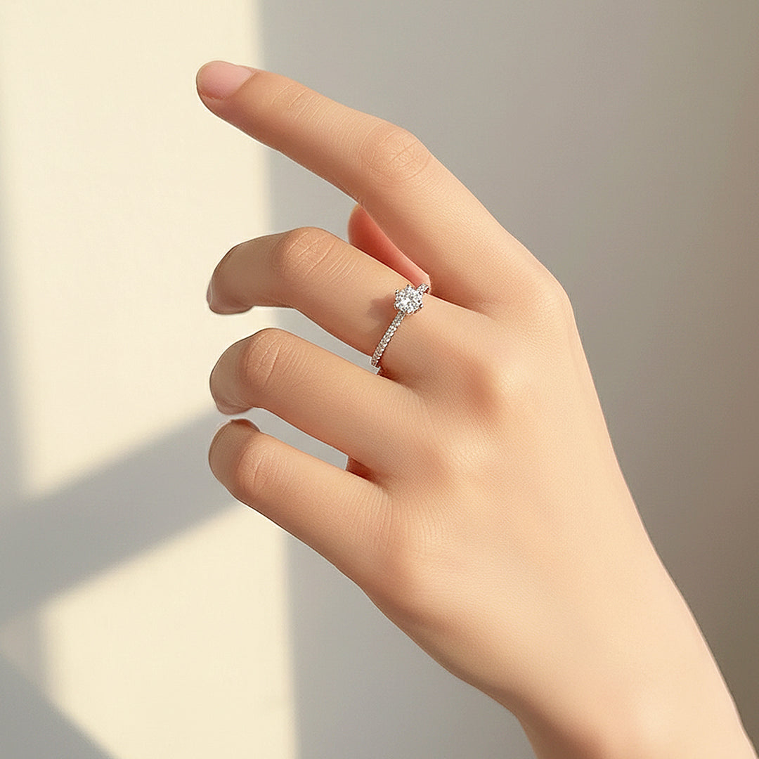 Round Solitaire Engagement Ring | Luxe1972 - | Singapore Jewellery, Wedding Rings &amp; Gifts | Same Day Delivery | Tiara.com.sg