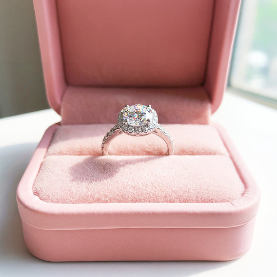 Cushion Halo Engagement Ring | Luxe1986 - new designs | Singapore Jewellery, Wedding Rings &amp; Gifts | Same Day Delivery | Tiara.com.sg