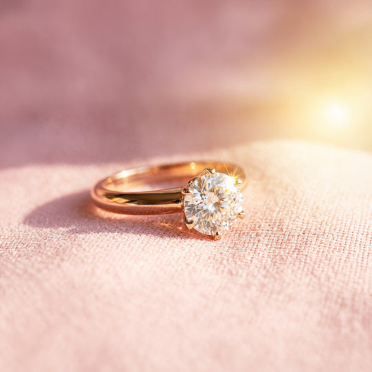 Round Solitaire Engagement Ring | Luxe1995 - new designs | Singapore Jewellery, Wedding Rings &amp; Gifts | Same Day Delivery | Tiara.com.sg