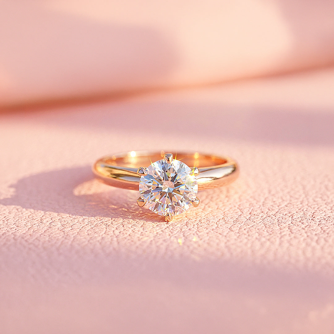 Round Solitaire Engagement Ring | Luxe1995 - new designs | Singapore Jewellery, Wedding Rings &amp; Gifts | Same Day Delivery | Tiara.com.sg