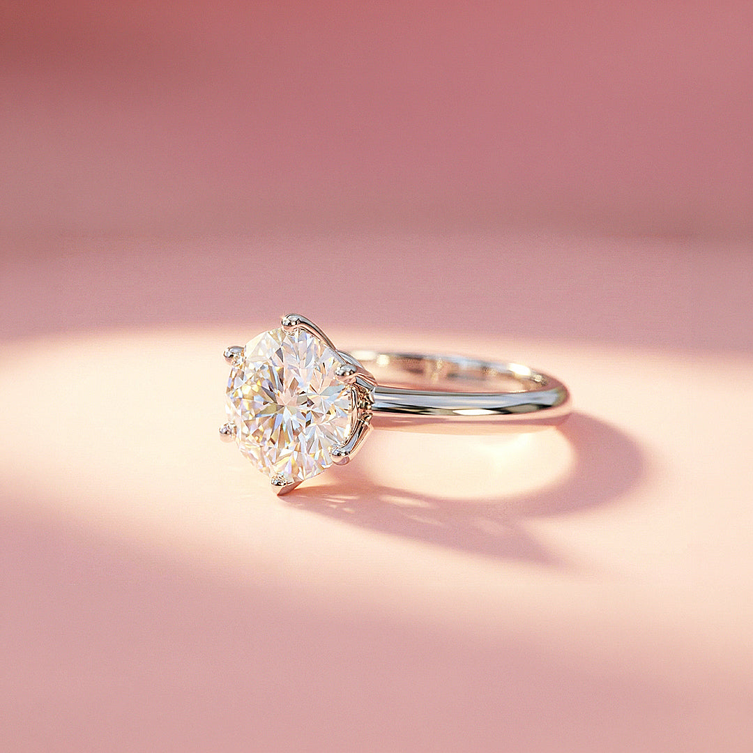 Round Solitaire Engagement Ring | Luxe1997 - new designs | Singapore Jewellery, Wedding Rings &amp; Gifts | Same Day Delivery | Tiara.com.sg