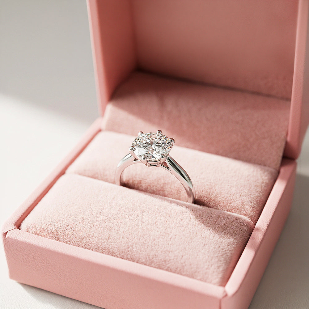 Round Solitaire Engagement Ring | Luxe1997 - new designs | Singapore Jewellery, Wedding Rings & Gifts | Same Day Delivery | Tiara.com.sg
