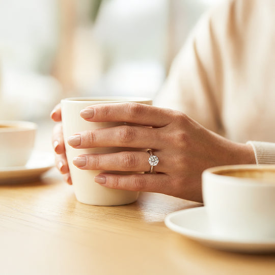 Round Solitaire Engagement Ring | Luxe1997 - new designs | Singapore Jewellery, Wedding Rings &amp; Gifts | Same Day Delivery | Tiara.com.sg