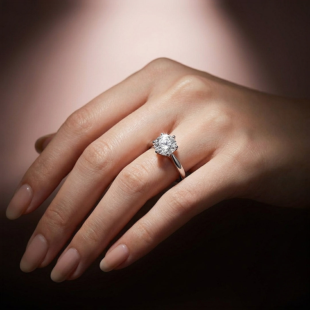 Round Solitaire Engagement Ring | Luxe2007 - new designs | Singapore Jewellery, Wedding Rings &amp; Gifts | Same Day Delivery | Tiara.com.sg
