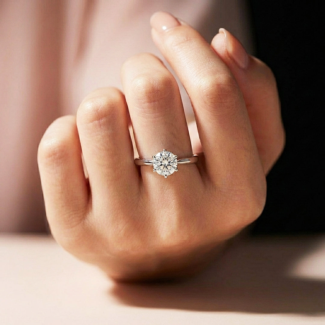 Round Solitaire Engagement Ring | Luxe2007 - new designs | Singapore Jewellery, Wedding Rings &amp; Gifts | Same Day Delivery | Tiara.com.sg